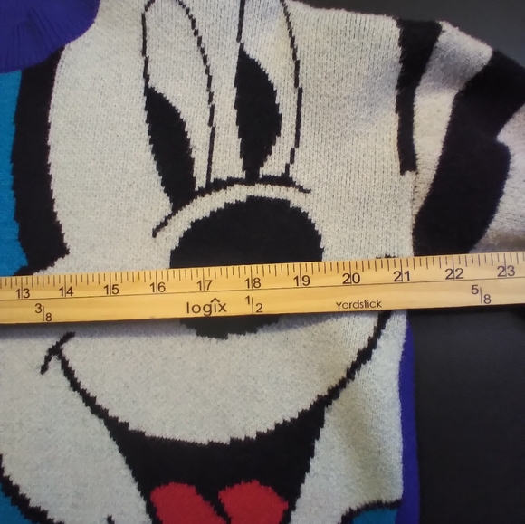 Vintage Mickey Mouse Crew Neck Sweater Colorful Casual Y2k Cartoon Fun - Picture 5 of 7
